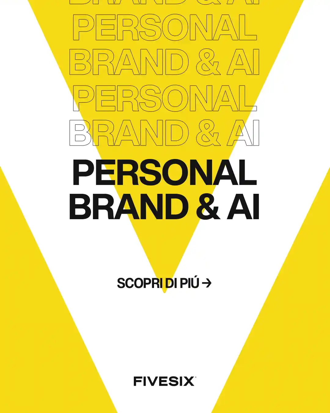 Immagine per 'L'AI al servizio del personal branding: personalizzare la tua narrazione con ChatGPT' - Fivesix Studio. Specializzati in Branding, Personal Branding, Marketing e Comunicazione.