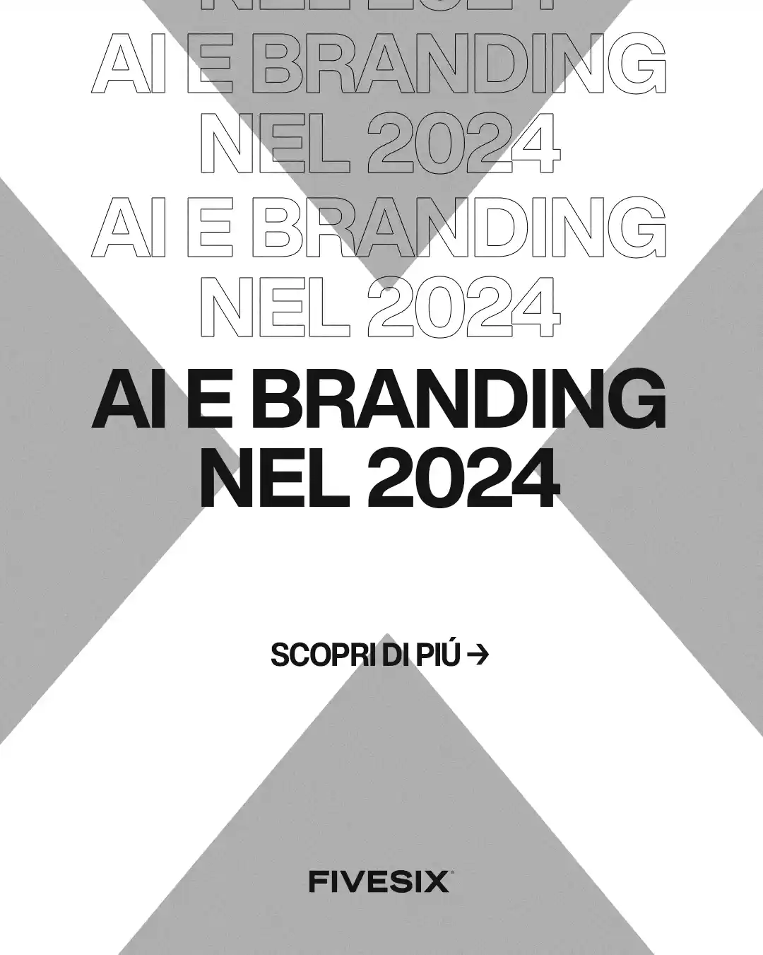 Immagine per 'AI e Branding: il duo imbattibile del 2024' - Fivesix Studio. Specializzati in Branding, Personal Branding, Marketing e Comunicazione.