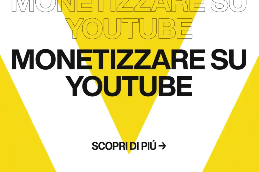 Immagine per 'Monetizza ogni visualizzazione su YouTube con strategie semplici ma efficaci' - Fivesix Studio. Specializzati in Branding, Personal Branding, Marketing e Comunicazione.