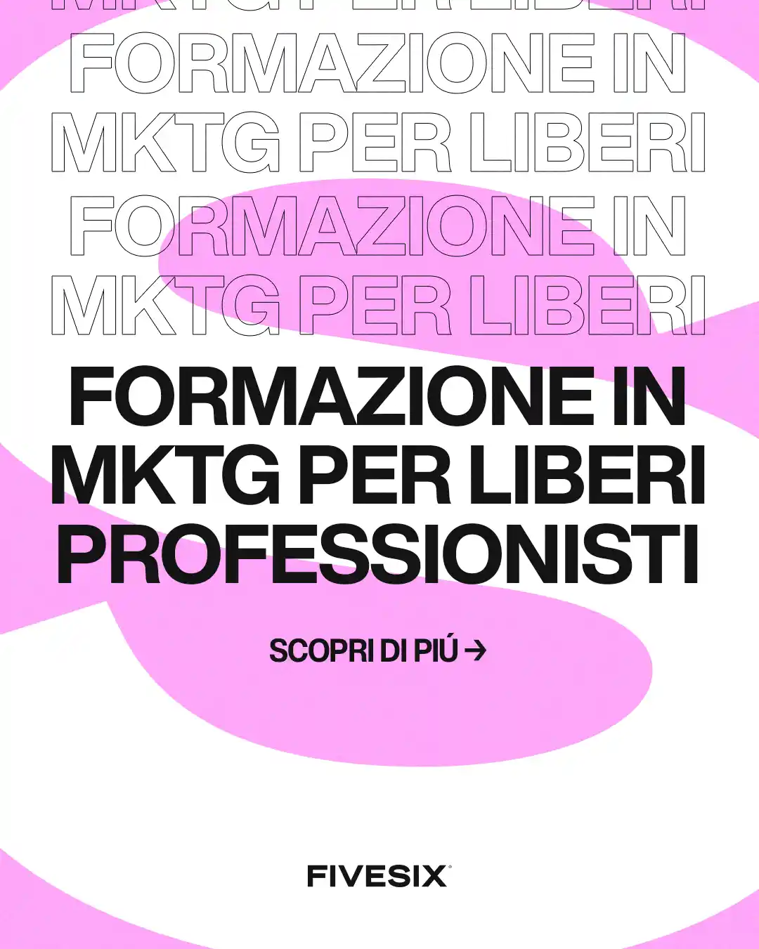 Immagine per 'L'Importanza della Formazione Marketing : 4 Consigli per liberi professionisti' - Fivesix Studio. Specializzati in Branding, Personal Branding, Marketing e Comunicazione.