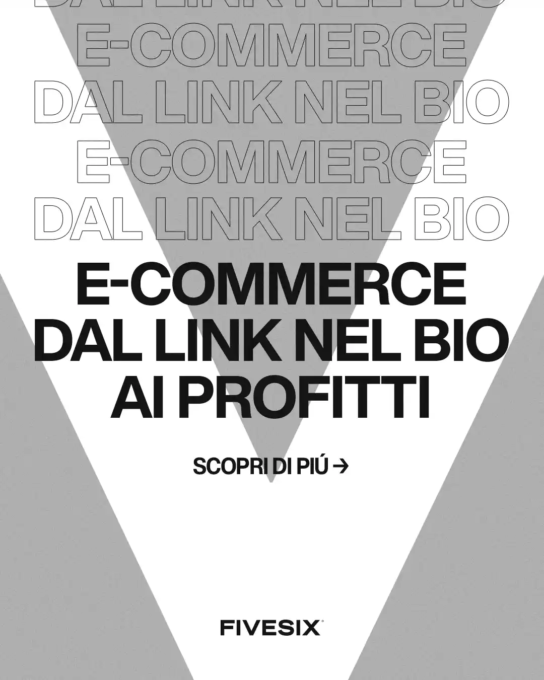Immagine per 'Dal Link nel Bio ai Profitti: Strategie E-commerce Vincenti per Freelance nel 2024' - Fivesix Studio. Specializzati in Branding, Personal Branding, Marketing e Comunicazione.