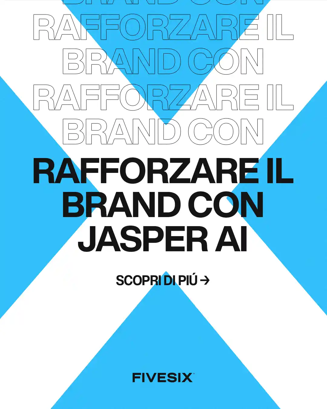 Immagine per 'Jasper AI: il tuo alleato per contenuti di blog che rafforzano il brand e incrementano le vendite' - Fivesix Studio. Specializzati in Branding, Personal Branding, Marketing e Comunicazione.