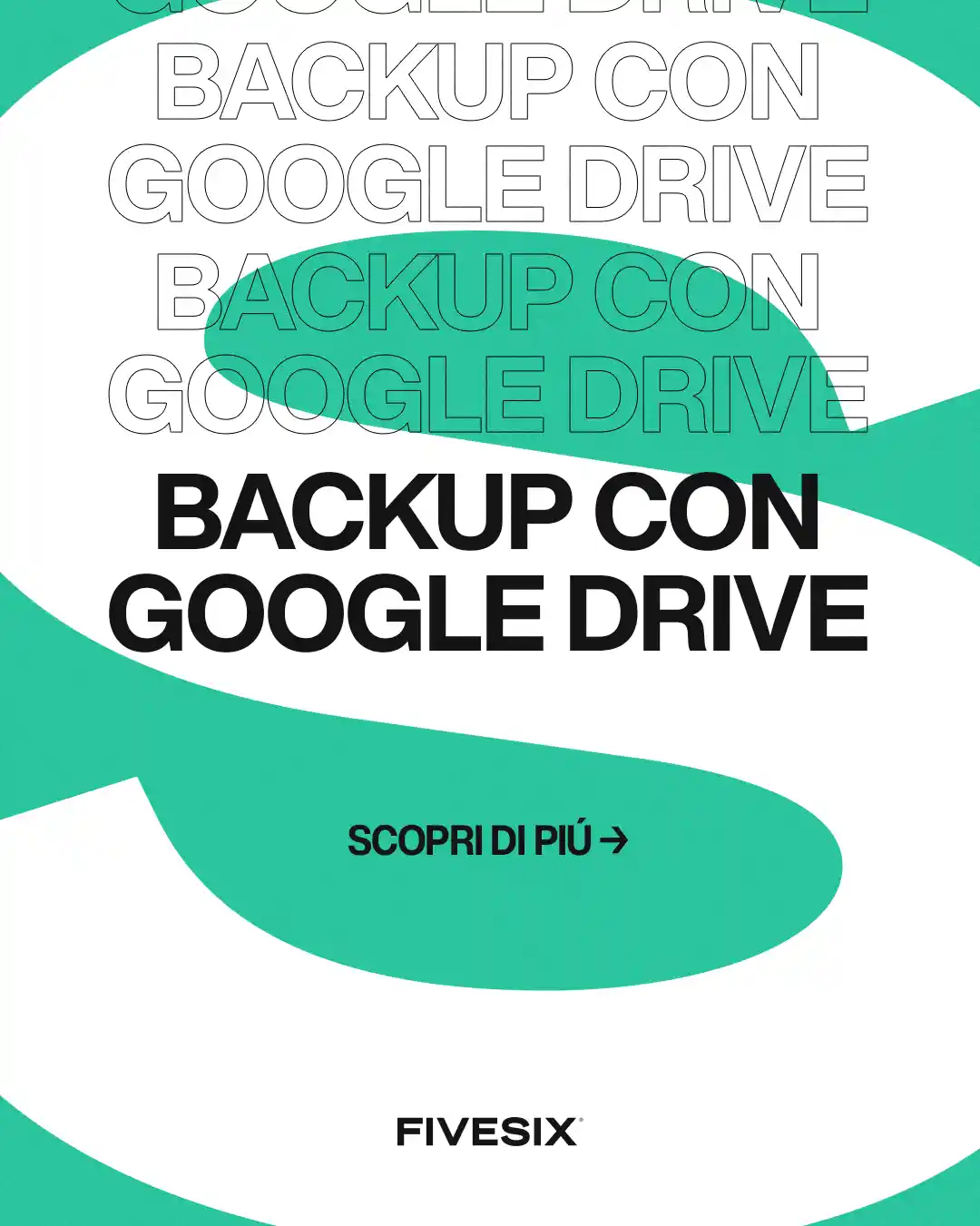 Immagine per 'Google Drive come Soluzione per il Backup dei Tuoi Dati Importanti' - Fivesix Studio. Specializzati in Branding, Personal Branding, Marketing e Comunicazione.