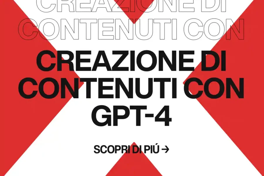 Immagine per 'Sfruttare GPT-4 per creare contenuti irresistibili che promuovono il tuo brand e aumentano le entrate' - Fivesix Studio. Specializzati in Branding, Personal Branding, Marketing e Comunicazione.
