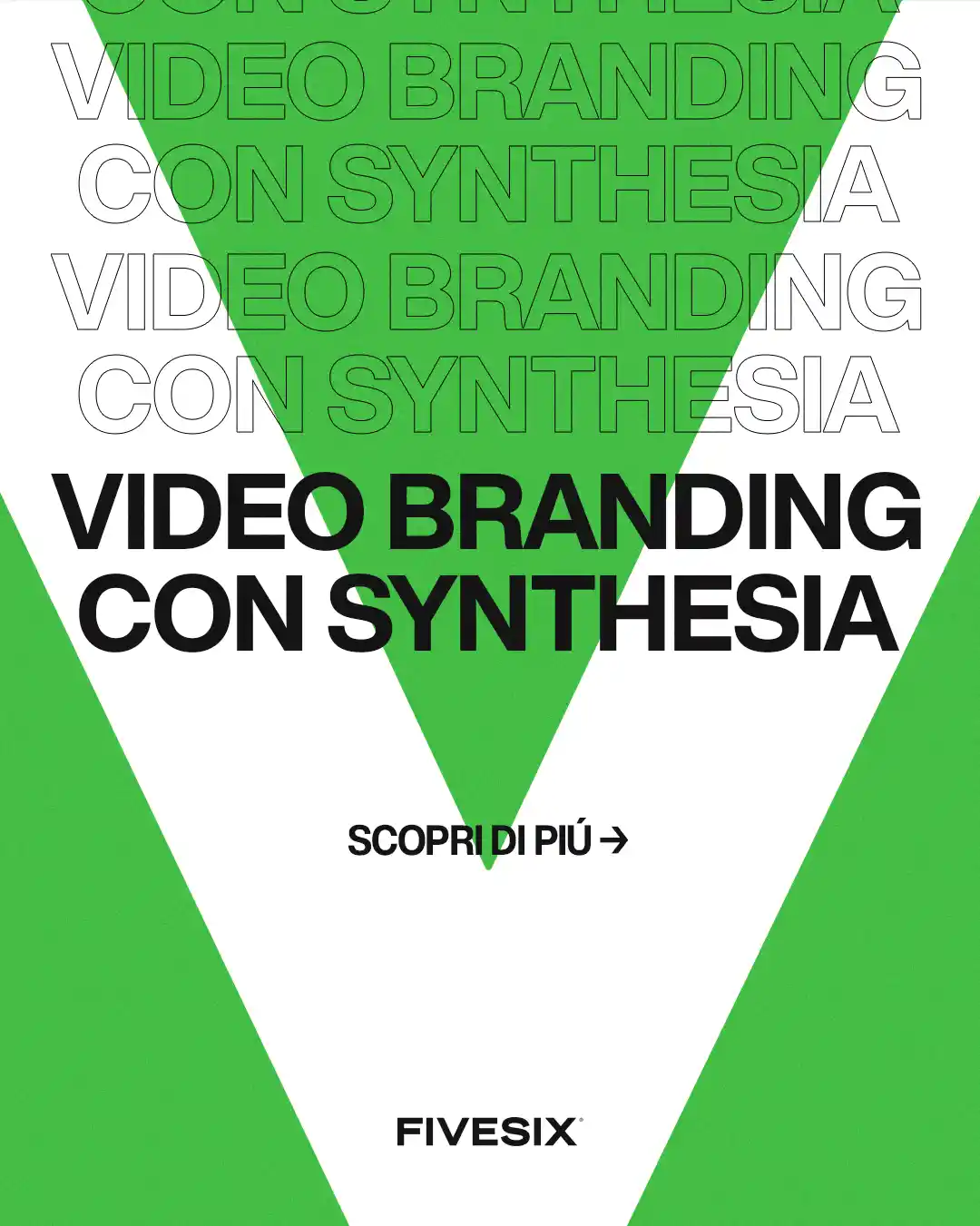 Immagine per 'Synthesia e il personal branding: come creare video accattivanti che convertono' - Fivesix Studio. Specializzati in Branding, Personal Branding, Marketing e Comunicazione.