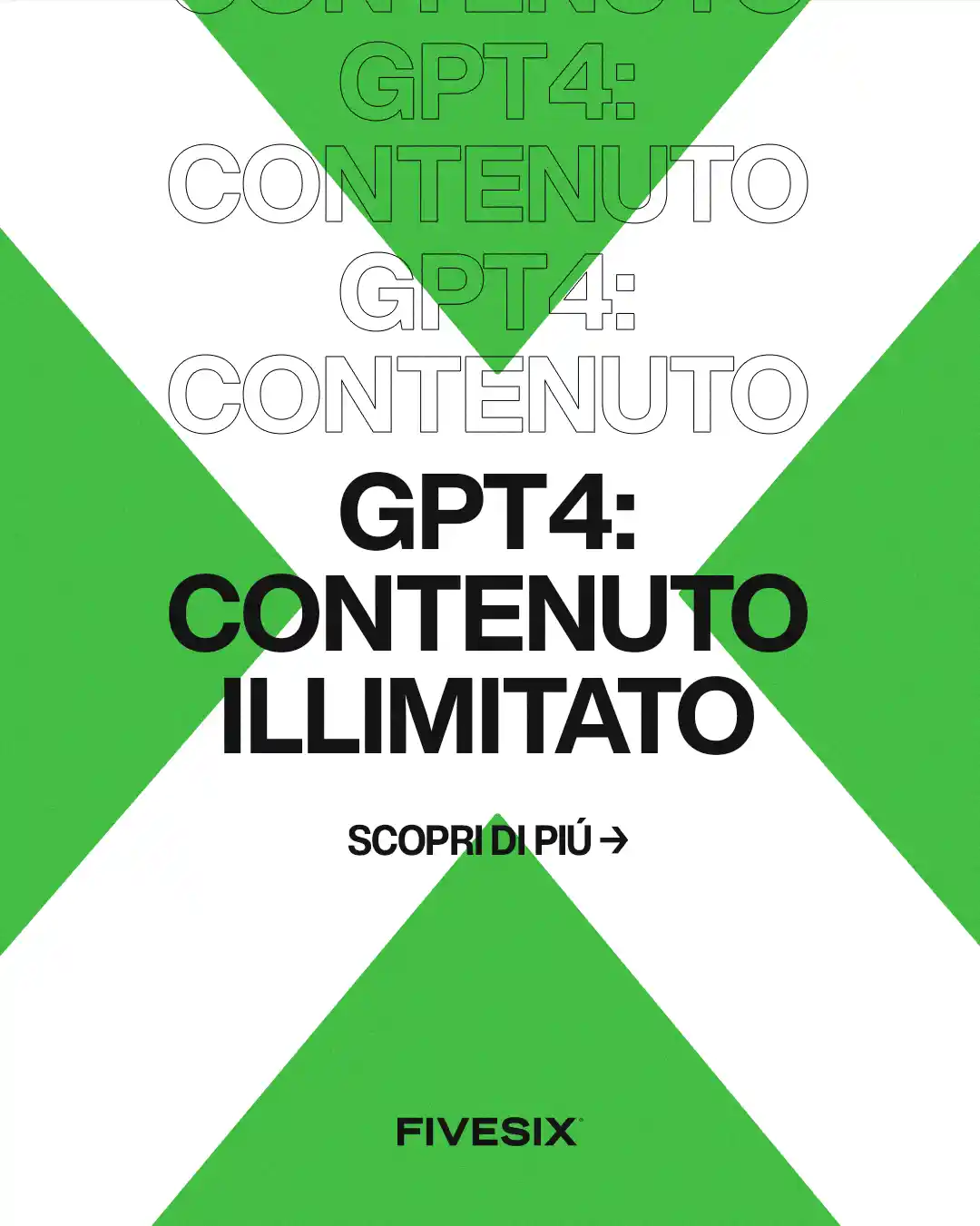 Immagine per 'GPT-4: nuove frontiere per i contenuti del tuo brand per captare l'attenzione e incrementare le vendite' - Fivesix Studio. Specializzati in Branding, Personal Branding, Marketing e Comunicazione.