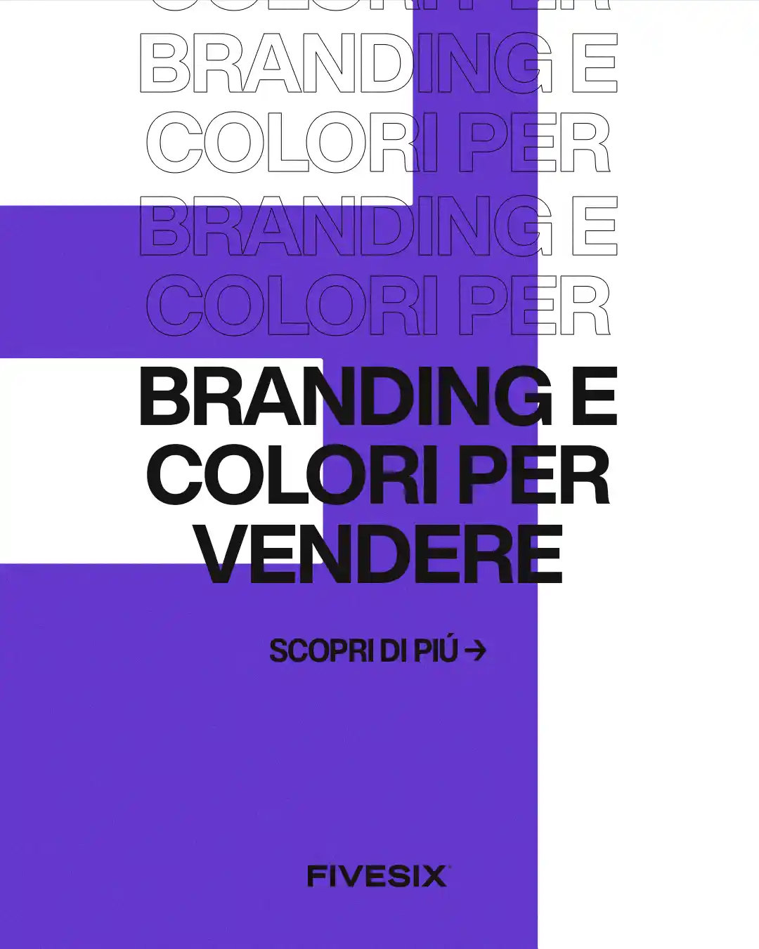 Immagine per 'Branding e Colori: come creare emozioni e connessione con il tuo pubblico' - Fivesix Studio. Specializzati in Branding, Personal Branding, Marketing e Comunicazione.