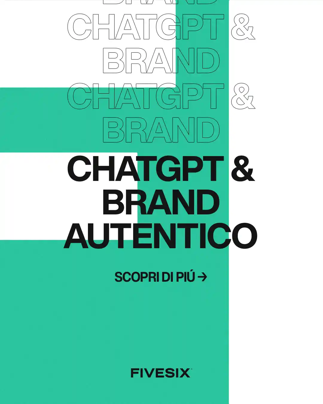 Immagine per 'Come ChatGPT può aiutarti a superare la sindrome dell'impostore e costruire un brand autentico' - Fivesix Studio. Specializzati in Branding, Personal Branding, Marketing e Comunicazione.