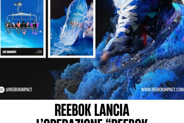 Immagine per 'Reebok lancia l’operazione “Reebok Impact” che crea con l’AI scarpe personalizzate, ispirate ai ricordi dei fan' - Fivesix Studio. Specializzati in Branding, Personal Brand, Marketing e Comunicazione.