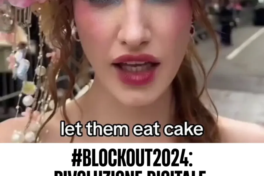 Immagine per '#blockout2024: Rivoluzione Digitale, @haleyybaylee, il MET Gala e... la torta!' - Fivesix Studio. Specializzati in Branding, Personal Brand, Marketing e Comunicazione.