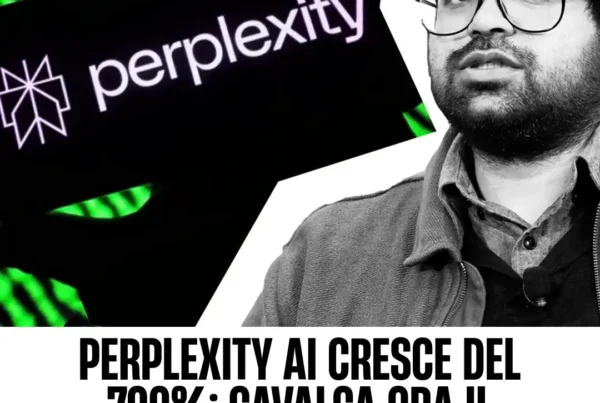 Immagine per 'Perplexity AI cresce del 700%: cavalca ora il futuro della ricerca online' - Fivesix Studio. Specializzati in Branding, Personal Brand, Marketing e Comunicazione.